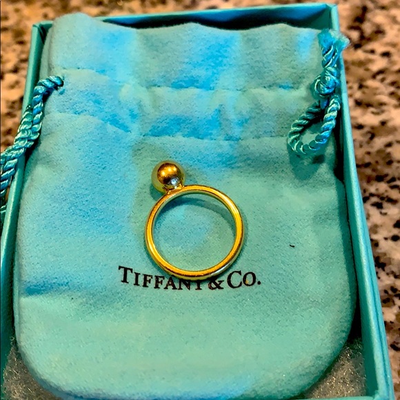 Tiffany & Co. Jewelry - Tiffany & Co. 18k Ball Ring size 7